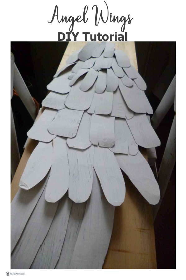 Angel Wings DIY Tutorial - how to make rustic Christmas decor
