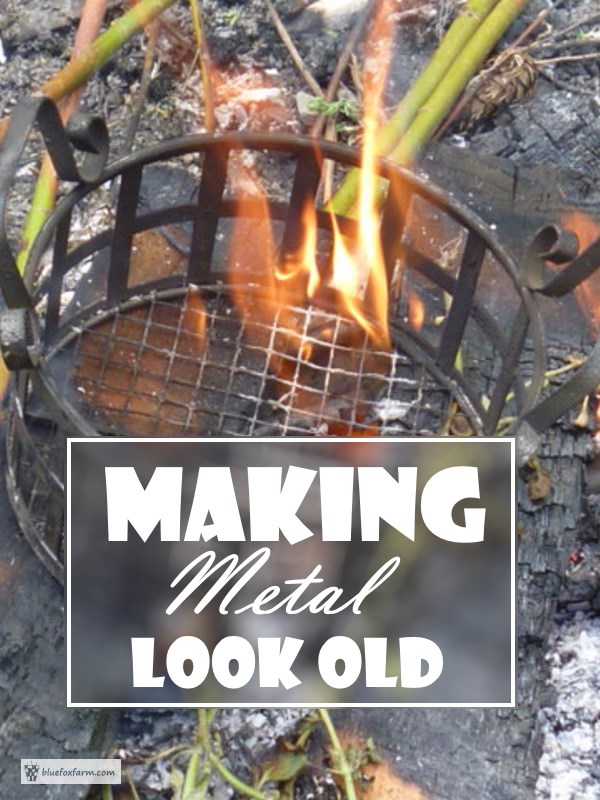 Making Metal Look Old - patina, tarnish and rust