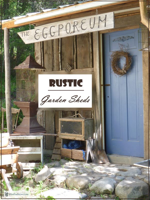 Rustic Garden Sheds - from the funky to the sublime