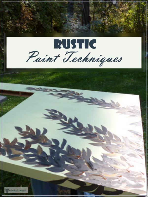 Rustic Paint Techniques For Aged And Weatherbeaten Charm   Rustic Paint Techniques600x800 