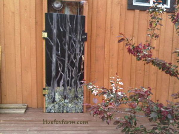 Black Painted Door