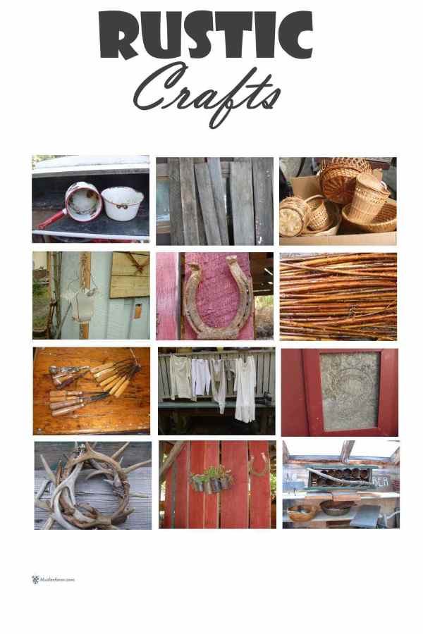 rustic crafts - recycling, salvaging & making unique